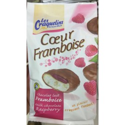 110G Coeur Framboise Craquelins