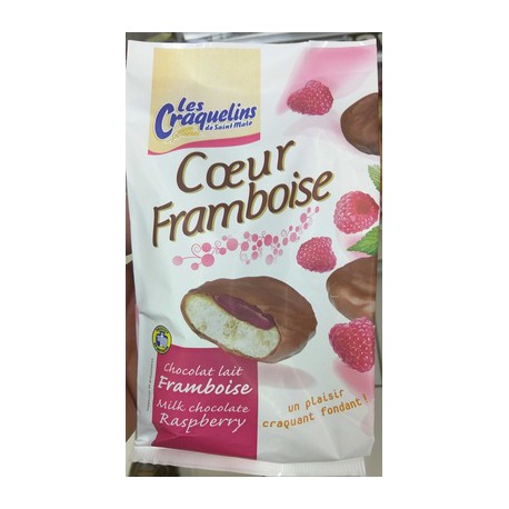 110G Coeur Framboise Craquelins