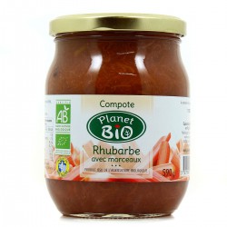 Planet Bio Compote Rhubarb590G