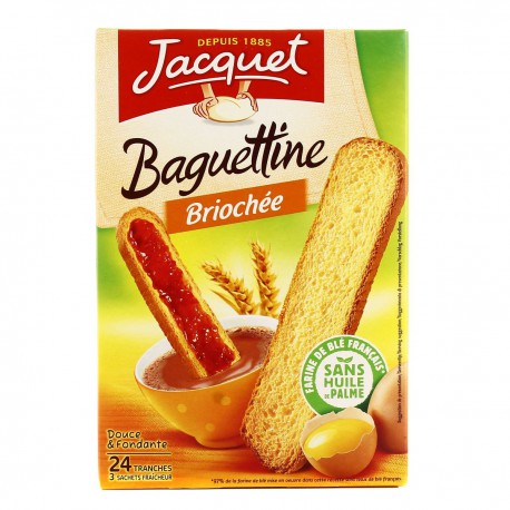 Jacquet Baguettine Recette Briochée Jacquet 300G