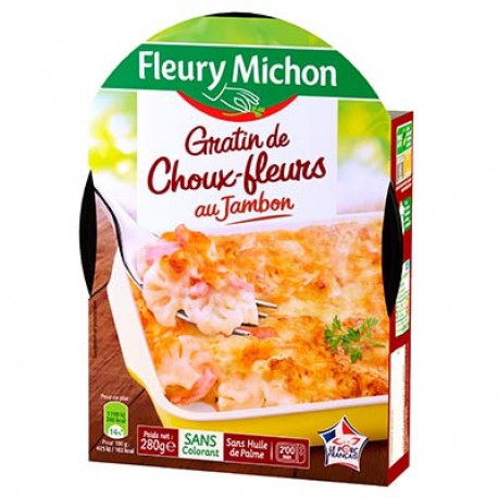Fleury Michon Gratin De Choux Fleur Jambon Fleury Michon 280G