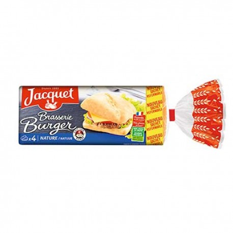 Jacquet Brasserie Burger X4 Pains Jacquets 325G