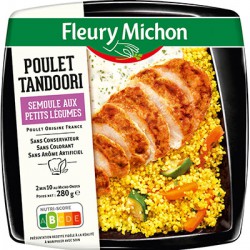 Poulet Tandoori Semoule Legume
