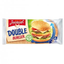 Pain Double Burger X4Jacq