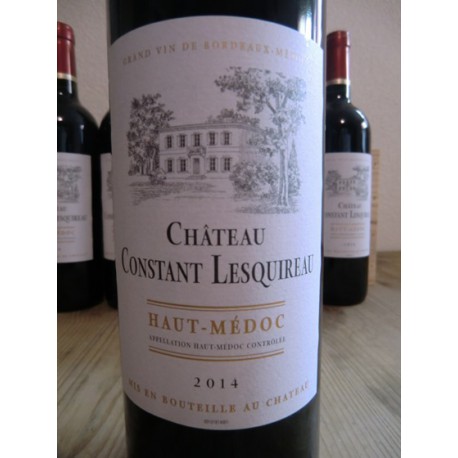 Bordeaux Haut-Medoc Chateau Constant Lesquireau 2014