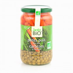 Jardin Bio Petits Pois Extra Fins+ Carottes 660G