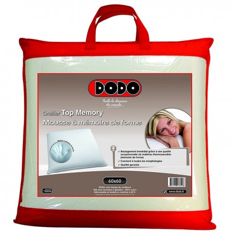 Dodo Oreiller Top Memory60X60