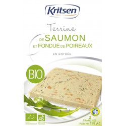 125G Terrine Saumon/Poireaux Bio Kritsen