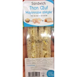 125G Sandwich Thon Oeuf Mayonnaise