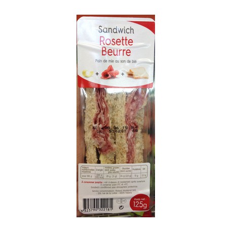 125G Sandwich Rosette Beurre