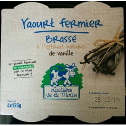 Lait.Mote Yaourt Vanill 4X125G