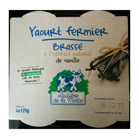 Lait.Mote Yaourt Vanill 4X125G