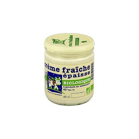 Laiterie De La Motte Creme Fraiche Bio Pot De Verre 40Cl