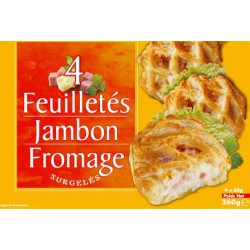 4X65 Feuilletes Jambon Fromage