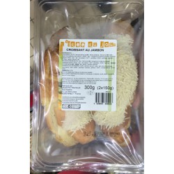 2X150G Croissant Jambon Valentin