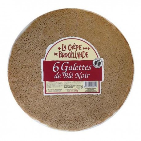 Broceliande Galette Ble Noir Sachet A Plat X6 390G