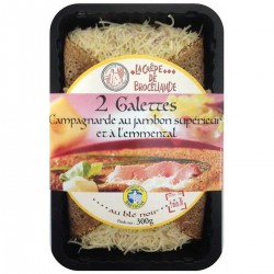 Crepe De Broceliande Galette Jambon Fromage 2X150G