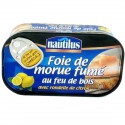 Nautilus Foie De Morue Fume Citron, Boite 1/4, 120G