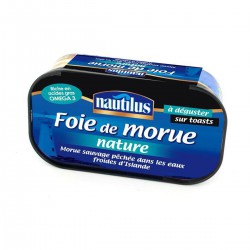 Nautilus Foie Morue Nat 120G