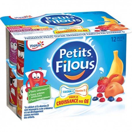Petits Filous Petits Filous Panaché Fruits 12X50G