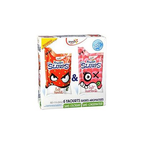 Yopl.Slurps Frais-Framb.6X80G