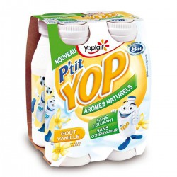 4X180G P Tit Yop Yaourt A Boire Vanille Yop