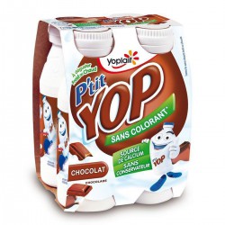 4X180G P Tit Yop Yaourt A Boire Choco Yop