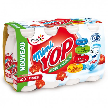 Yaourt à boire fraise YOP