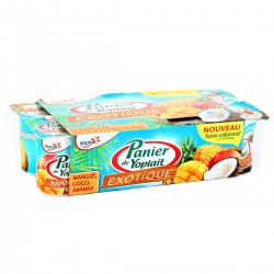 8X125G Yaourt Panier Standard Exotique Yoplait