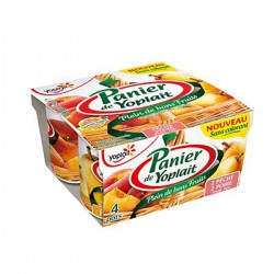 4X125G Yaourt Pannier Peche/Poire Yoplait