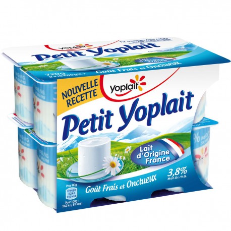 12X60G Fromage Frais Petit Nature Yoplait