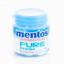 Mentos Gum Chewing-Gum Mint Au Thé Vert S/Sucres La Boite De 50 Dragées - 100 G