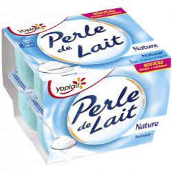 Yoplait Spécialités Laitière Perle De Lait Nature Yoplait 8X125G