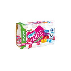 8X100G Mini Yaourt A Boire Framboise Yoplait