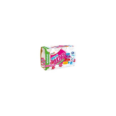 8X100G Mini Yaourt A Boire Framboise Yoplait