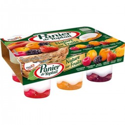 6X140G Yaourt Panier Nature S/Frt Panache Yoplait