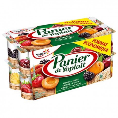 16X125G Yaourt Panier Panache Yoplait