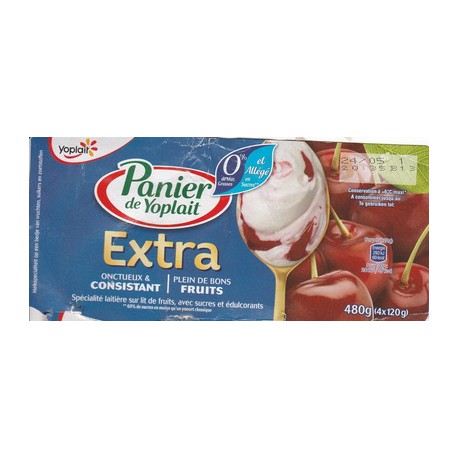 Yop.Pan.Extra 0% Cerise 4X120G