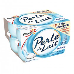 Yoplait Perle Lait Nat.8X125G
