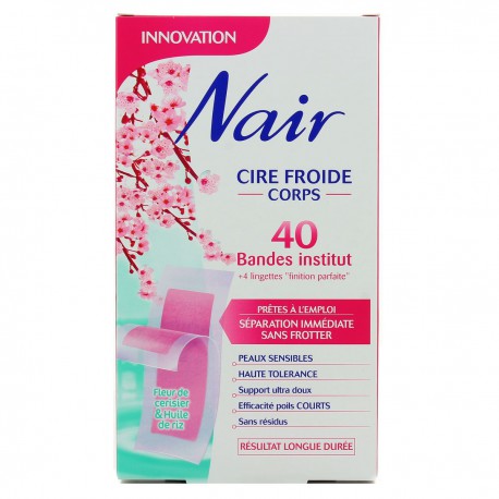 X40 Bandes Cire Cerisier Nair