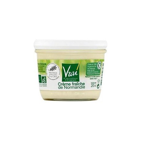 20Cl Creme Fraiche Normandie Bio Pot Verre Vrai