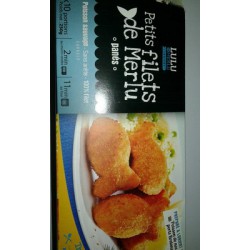 Petits Filets Merlu Panes 250G