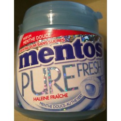 50 Dragees Mentos Gum Pure Fresh Mentos