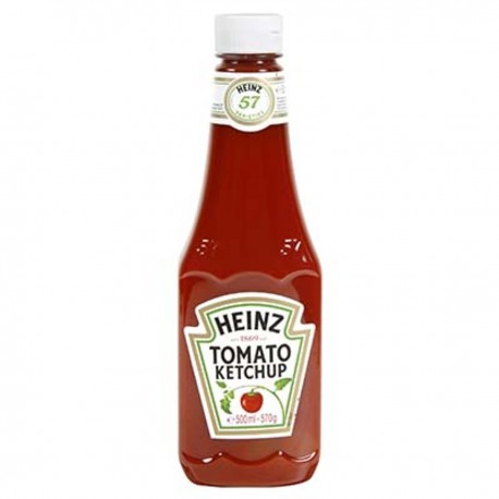 Flacon Souple 570G Tomato Ketchup Heinz