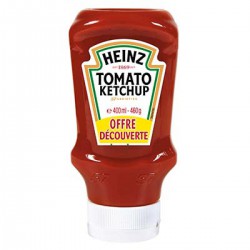 Flacon 460G Ketchup Top Down Heinz