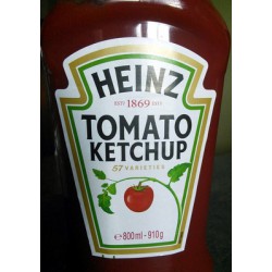 Heinz Ketchup Fs Top Down 910G