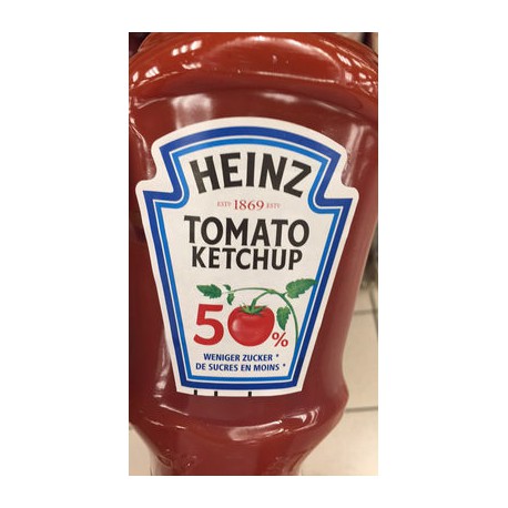 Heinz Ketchup KopfSaint Fl.Tomato-50% 400 Ml