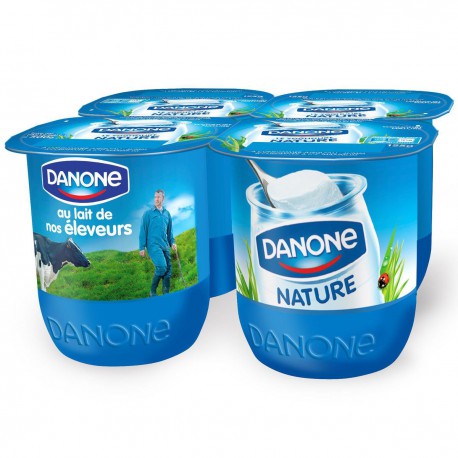 Danone Yaourt Danone Nature 4X125G