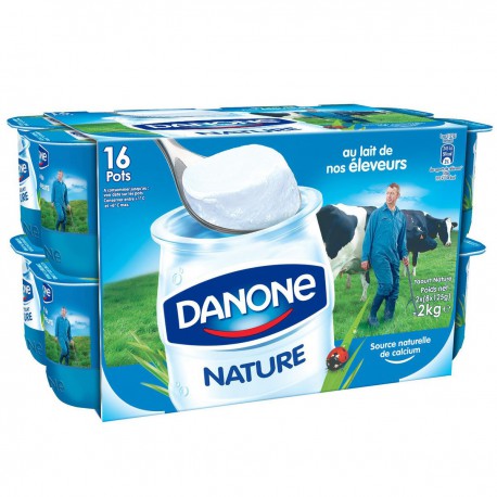 Danone Yaourt Danone Nature 16X125G