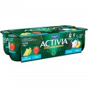 8X125G Yaourt Activia Fruits Rouges 0%